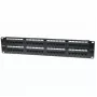 Intellinet Patch Panel, Cat6, UTP, 48-Port, 2U, Must