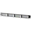 Techly Patch Panel UTP 24 Ports RJ45 Cat.5E I-PP 24-RU-C5ET, IEEE 802.3, IEEE 802.3ab, IEEE 802.3u, 10/100/1000Base-T(X), Fast Ethernet, Gigabit Ethernet, 1000 Mbit/s, RJ-45, Gold