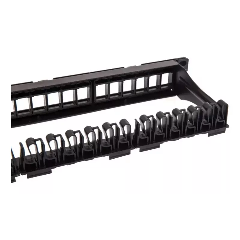 Techly Modulaarne Patch Panel 24 Kohta UTP Eemaldatavate Moodulitega 1 Ühik Must