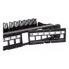 Techly Modulaarne Patch Panel 24 Kohta UTP Eemaldatavate Moodulitega 1 Ühik Must