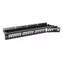 Techly Modulaarne Patch Panel 24 Kohta UTP Eemaldatavate Moodulitega 1 Ühik Must