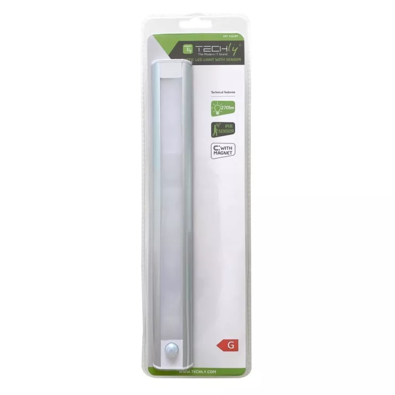 LED süsteemvalgusti Techly I-CASE LIGHT-06 valge alumiinium 100-240V