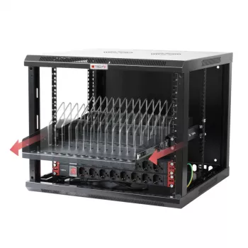 Riiul Techly I-CABINET-TRAY14BK Must 4U 19 tolli