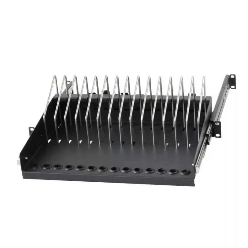 Riiul Techly I-CABINET-TRAY14BK Must 4U 19 tolli