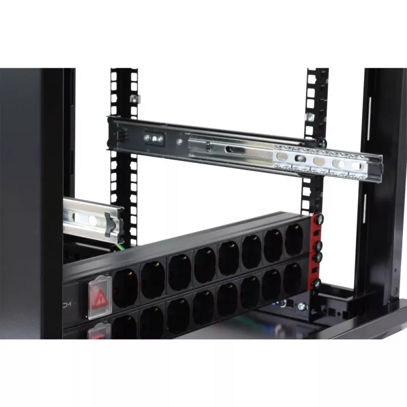 Riiul Techly I-CABINET-TRAY14BK Must 4U 19 tolli