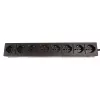 Techly 8 pesaga 19-tolline rack-toitepistik 8 SISSE/VÄLJA lülitiga, 1,5U