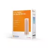 Siseõhukvaliteedi monitor Netatmo Smart Indoor Air Quality Monitor — CO2 0–5000 ppm, temp 0–50 °C, müra, Wi-Fi/Bluetooth, vahelduvvoolutoide, alumiinium, roosakuldne