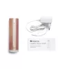 Siseõhukvaliteedi monitor Netatmo Smart Indoor Air Quality Monitor — CO2 0–5000 ppm, temp 0–50 °C, müra, Wi-Fi/Bluetooth, vahelduvvoolutoide, alumiinium, roosakuldne