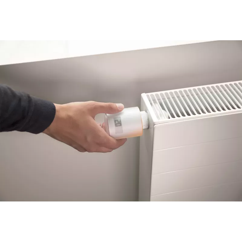 Netatmo algkomplekt – nutikad radiaatoriventilid, valge, 0–50 °C, 2400 MHz, 100 m, 5–30 °C, °C