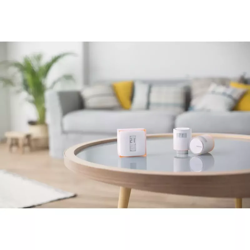 Netatmo komplekt: nutikas termostaat + 3 täiendavat nutikat radiaatoriventilii