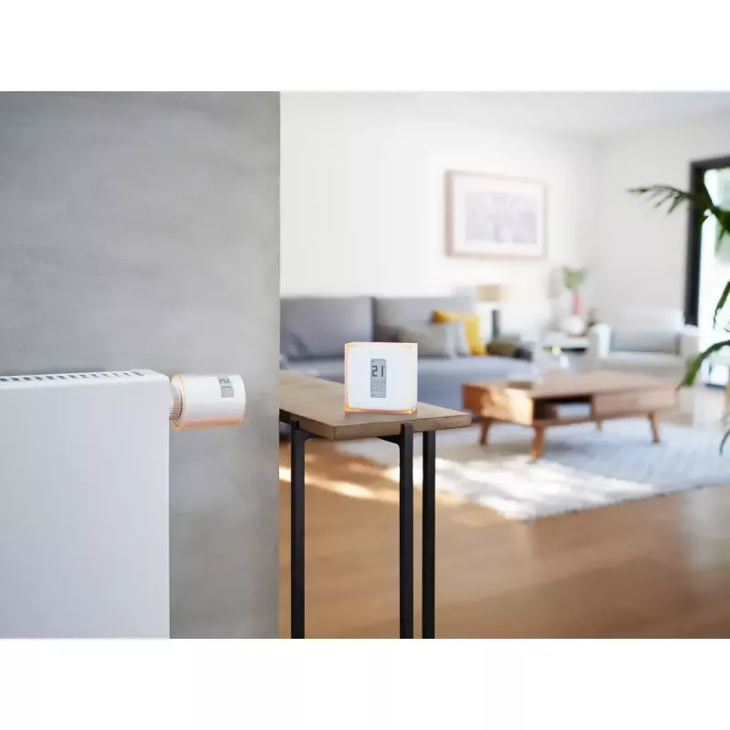 Netatmo komplekt: nutikas termostaat + 3 täiendavat nutikat radiaatoriventilii