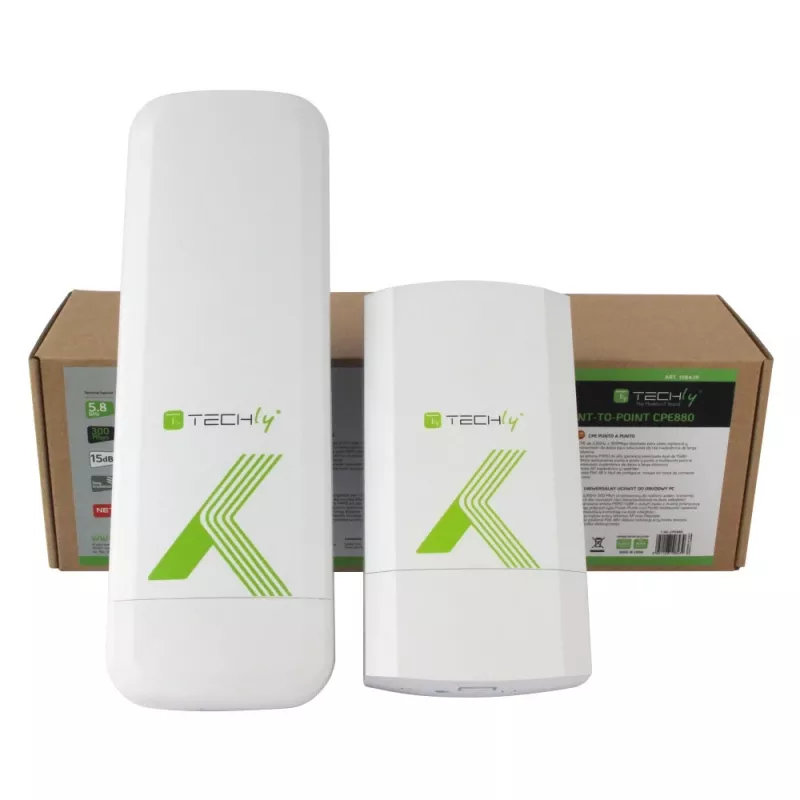 Punkt-punkti CPE Techly I-WL-CPE880 5,8 GHz Wi-Fi standard