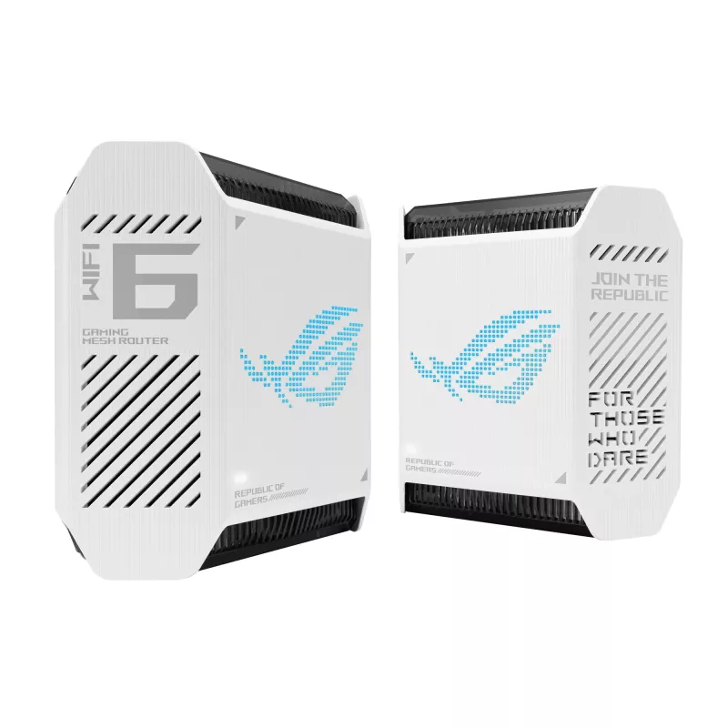 ASUS ROG Rapture GT6 (W-2-PK) Tri-band (2.4 GHz / 5 GHz / 5 GHz) Wi-Fi 6 (802.11ax) Valge 4 sisemist