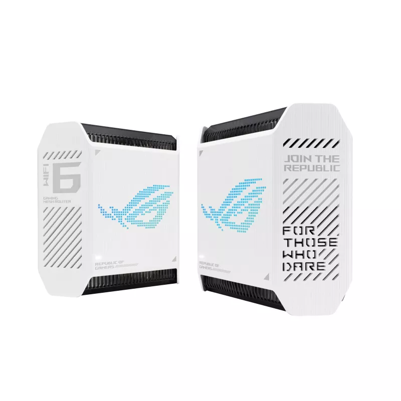 ASUS ROG Rapture GT6 (W-2-PK) Tri-band (2.4 GHz / 5 GHz / 5 GHz) Wi-Fi 6 (802.11ax) Valge 4 sisemist