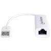 Manhattan USB-A kiire Etherneti adapter, 10/100 Mbps võrk, 480 Mbps (USB 2.0), Hi-Speed USB, RJ45, valge, kolmeaastane garantii