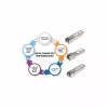 Intellinet transiiver Module Optical, Gigabit Fiber SFP Mini-GBIC, 1000Base-Sx (LC) multi-režiimiport, 550m, lainepikkus 850nm, Ethernet, kiudoptiline, MSA-ühilduv, ekvivalentne Cisco GLC-SX-MM-ga, kolmeaastane garantii