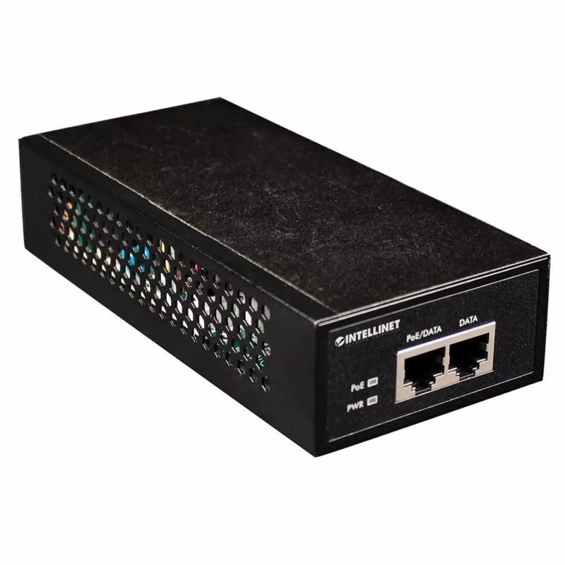 Intellinet Gigabit High-Power PoE+ süstija, 1 x 30 W, IEEE 802.3at/af Power over Ethernet (PoE+/PoE)