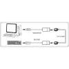 Techly IUSB-EXTENDTY2 kaabel-soo muundur RJ-45 USB 2.0 Type-A Must