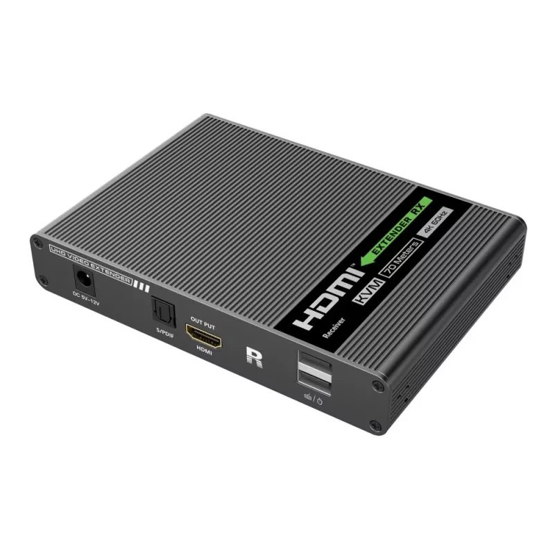 Techly IDATA HDMI-KVM67 KVM pikendaja Saatja ja vastuvõtja