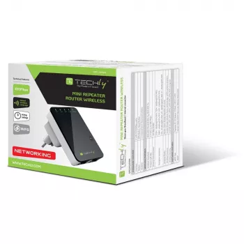Ruuter Techly Seinalaadne Traadita Ruuter 300N Wi-Fi 4