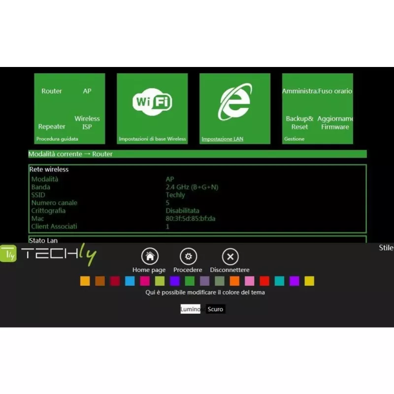 Ruuter Techly Seinalaadne Traadita Ruuter 300N Wi-Fi 4