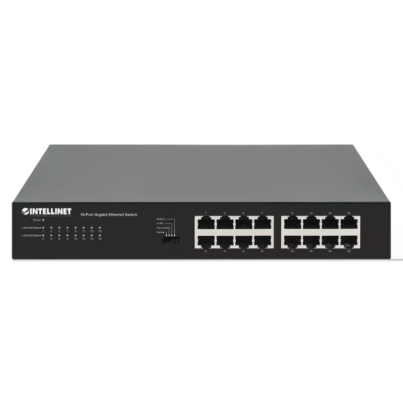 Haldamata kommutaator Manhattan 561815 16 porti Gigabit Ethernet 10/100/1000