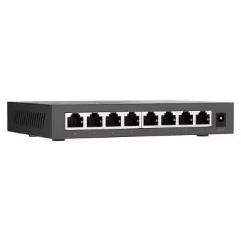 QNAP QSW-1108-8T-R2 võrgulüliti, haldamata, 2.5G Ethernet (100/1000/2500), lauaarvuti, must