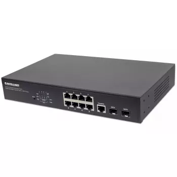 Hallatav kommutaator Intellinet 8-pordine Gigabit Ethernet PoE+ 2 SFP-pordiga