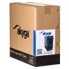 PC korpus Akyga AK13BK Micro Tower — ATX/Micro-ATX, 3×3,5 tolli sahtlit, 3×2,5 tolli sahtlit, ülemine toiteplokk, USB 3.2 Gen1×2, max GPU 385 mm, must