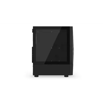 PC korpus KRUX VAKO KRX0132 ATX must — karastatud klaas, RGB, toetab Mini-ATX, GPU kuni 31 cm, protsessori jahuti kuni 15,9 cm