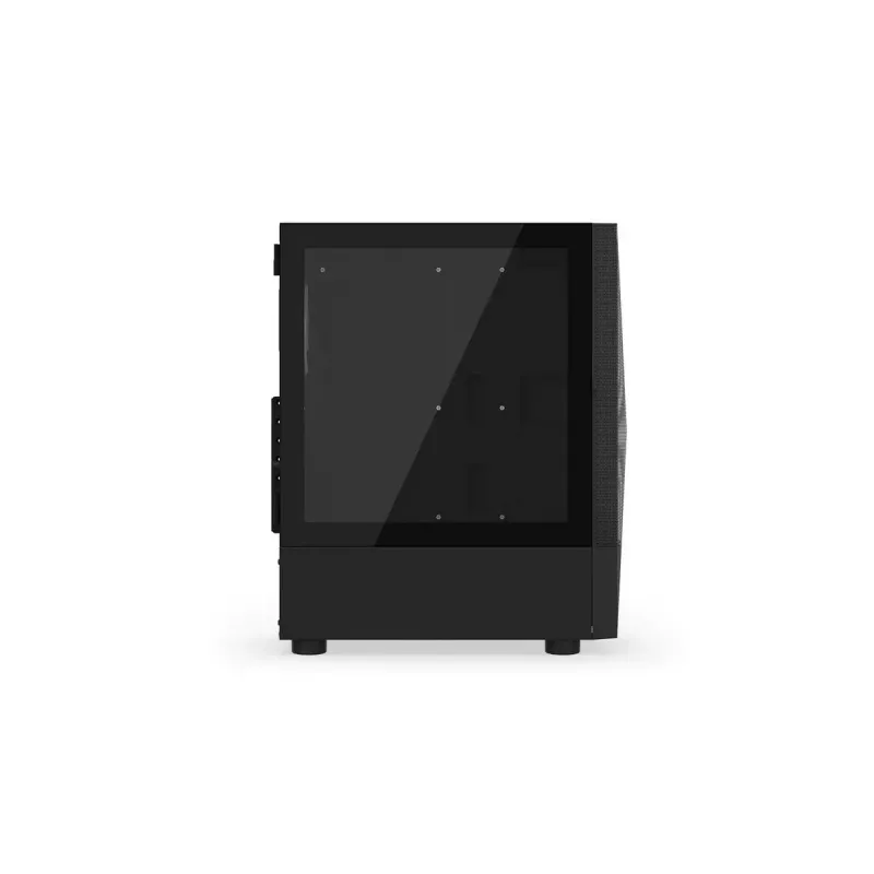 PC korpus KRUX VAKO KRX0132 ATX must — karastatud klaas, RGB, toetab Mini-ATX, GPU kuni 31 cm, protsessori jahuti kuni 15,9 cm