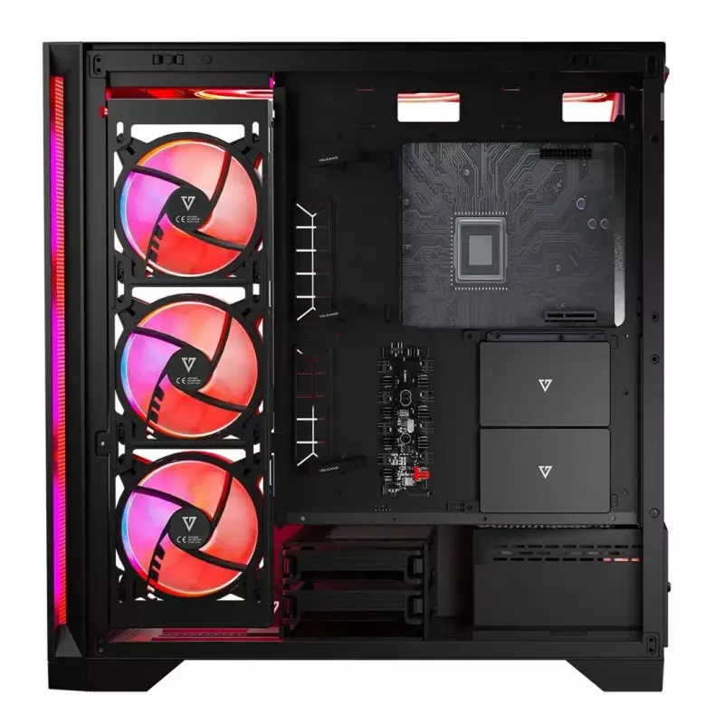 Modecom Volcano Expanse S Apex ARGB Midi korpus, must