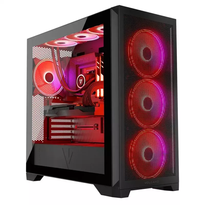 Modecom Volcano Expanse S Apex ARGB Midi korpus, must