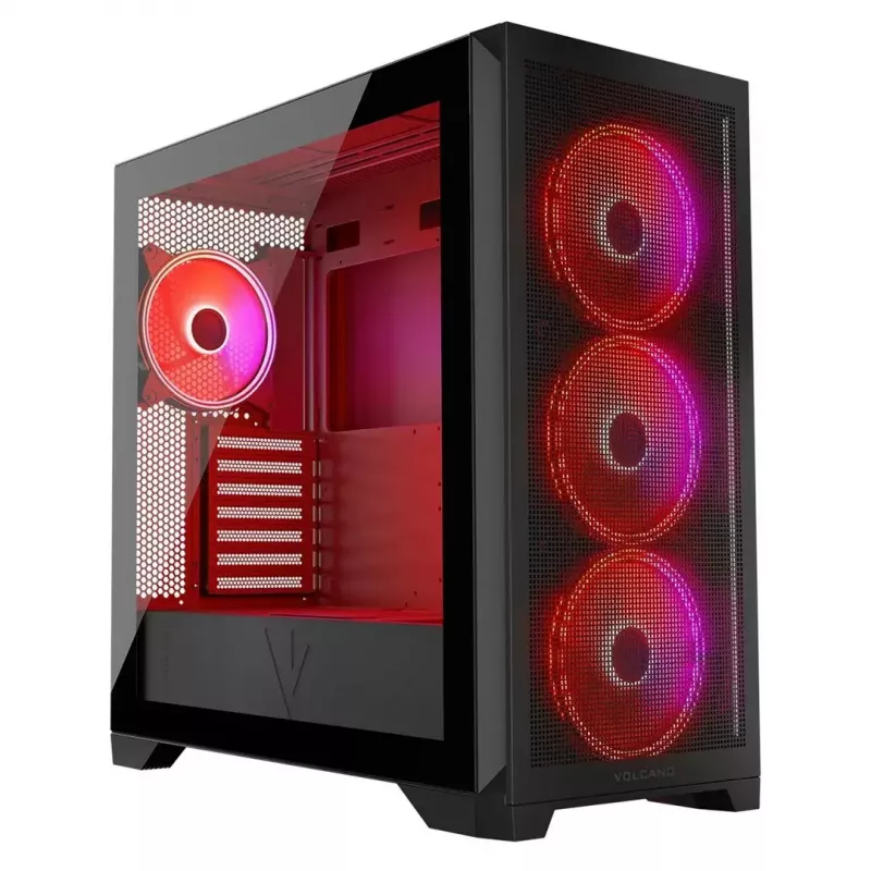 Modecom Volcano Expanse S Apex ARGB Midi korpus, must