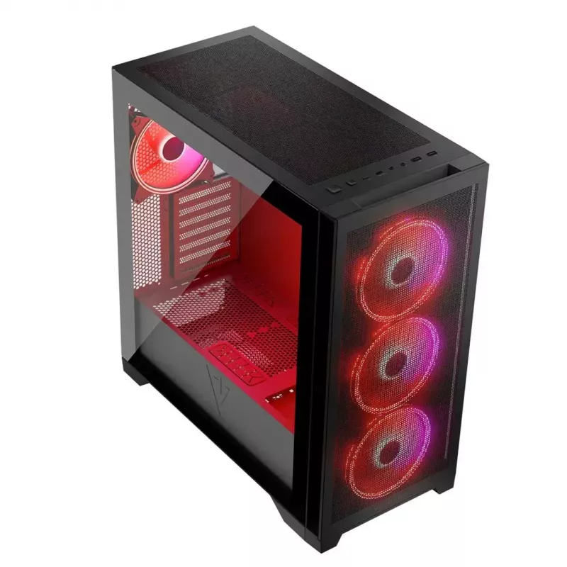 Modecom Volcano Expanse S Apex ARGB Midi korpus, must