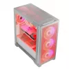 PC-korpus MODECOM VOLCANO EXPANSE S APEX ARGB Midi Tower Valge — karastatud klaas, ARGB, toetab micro ATX, GPU kuni 430 mm