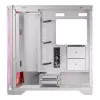 PC korpus MODECOM VOLCANO EXPANSE T APEX ARGB MIDI valge — karastatud klaas, ARGB, USB-C, toetab mikro-ATX, GPU kuni 430 mm
