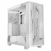 PC korpus MODECOM Volcano Perun Apex ARGB valge — Midi Tower, karastatud klaas, ARGB, USB-C, toetab micro ATX, GPU kuni 39 cm