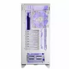 PC korpus MODECOM Volcano Perun Apex ARGB valge — Midi Tower, karastatud klaas, ARGB, USB-C, toetab micro ATX, GPU kuni 39 cm