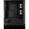 PC korpus Versa XM1 must teras 120mm ventilaator USB3.0 - must