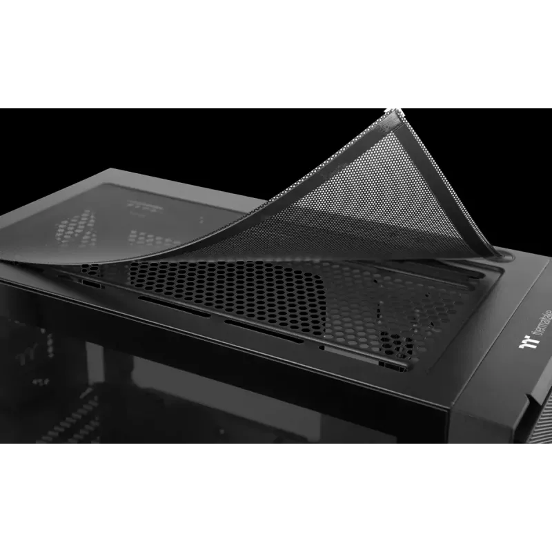 PC korpus Versa XM1 must teras 120mm ventilaator USB3.0 - must