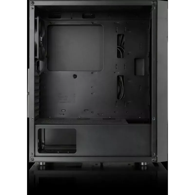 PC korpus Versa XM1 must teras 120mm ventilaator USB3.0 - must