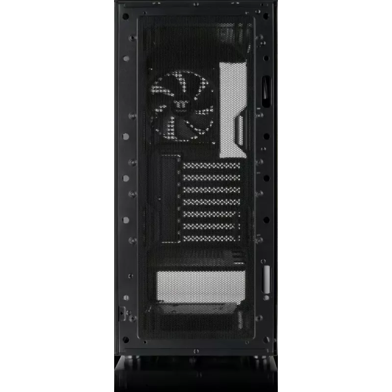 PC korpus Versa XM1 must teras 120mm ventilaator USB3.0 - must