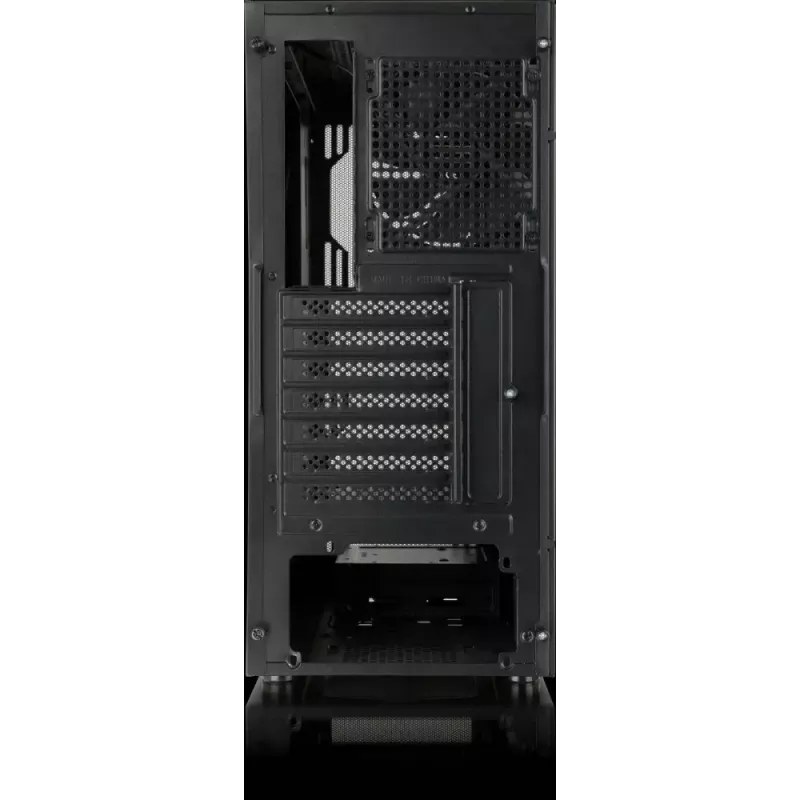 PC korpus Versa XM1 must teras 120mm ventilaator USB3.0 - must