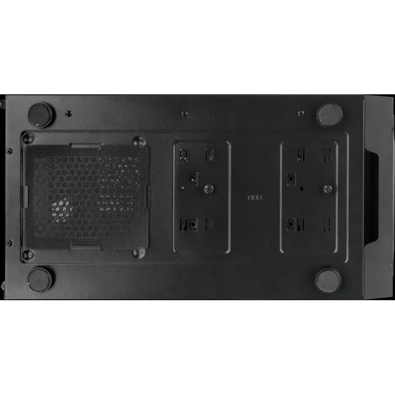 PC korpus Versa XM1 must teras 120mm ventilaator USB3.0 - must