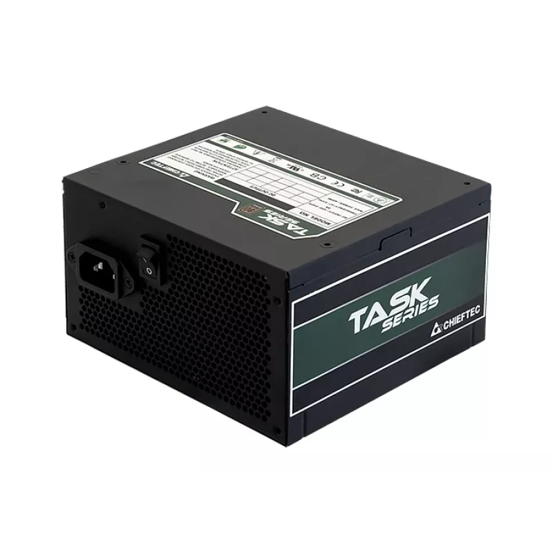 Chieftec Task TPS-500S toiteplokk 500 W 24-pin ATX ATX Must
