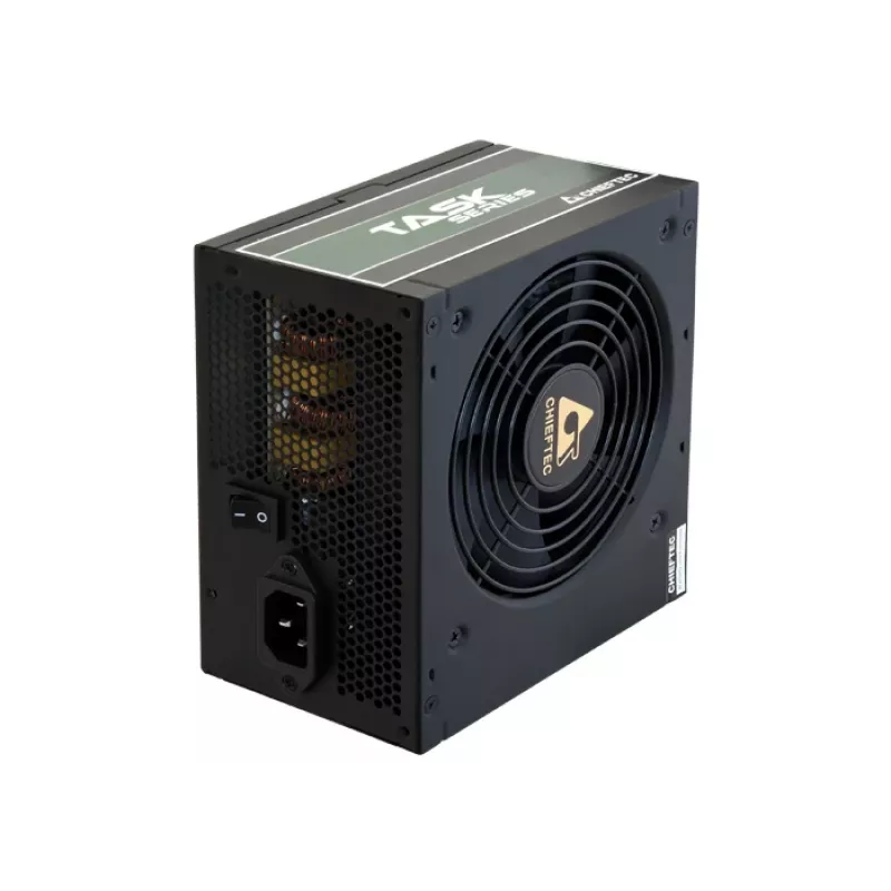 Chieftec Task TPS-500S toiteplokk 500 W 24-pin ATX ATX Must