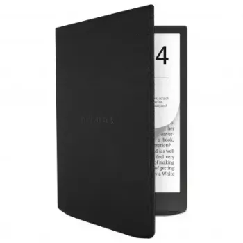 Flip-ümbris PocketBook 7,8-tollisele e-raamatulugejale — HN-FP-PU-743G-RB-WW, magnetiline sulgur, must