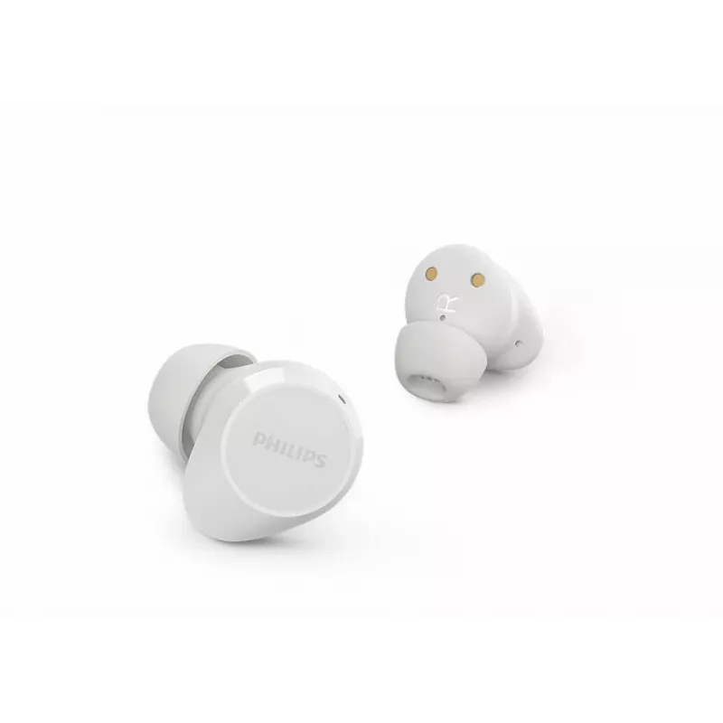 Philips TAT1209WT/00 kõrvaklapid/peakomplekt True Wireless Stereo (TWS) Kõrvasisesed Kõned/Muusika Bluetooth Valge