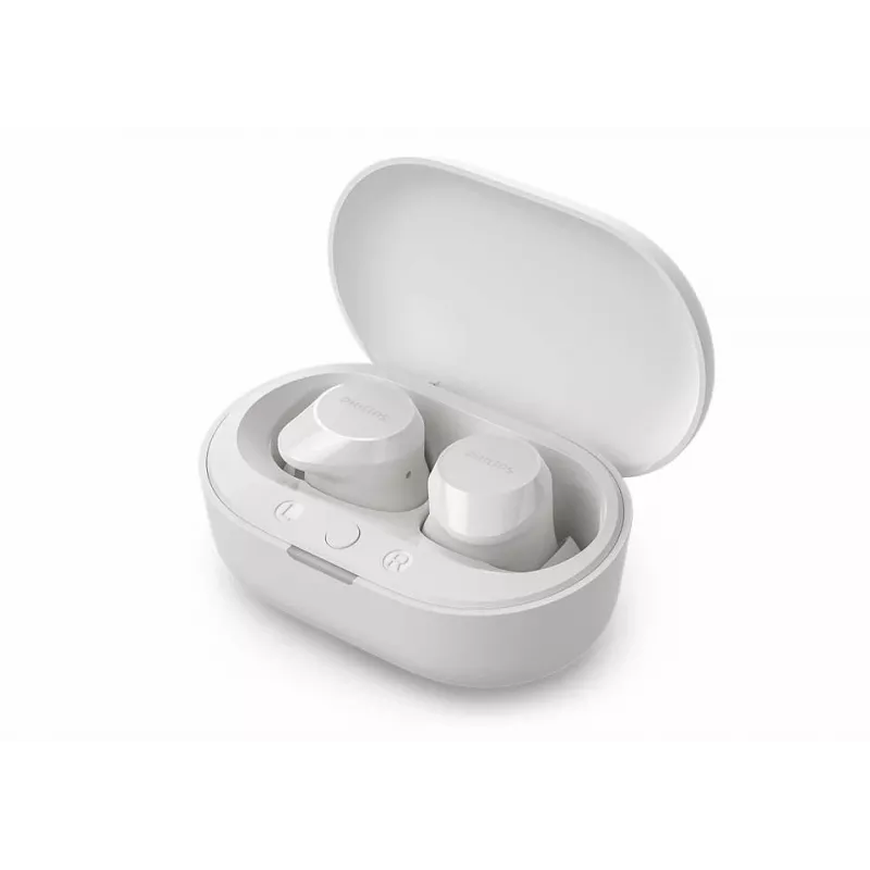Philips TAT1209WT/00 kõrvaklapid/peakomplekt True Wireless Stereo (TWS) Kõrvasisesed Kõned/Muusika Bluetooth Valge